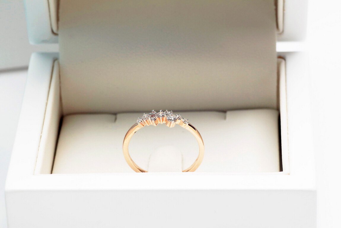 Złoty pierścionek PZD5400 - Diament